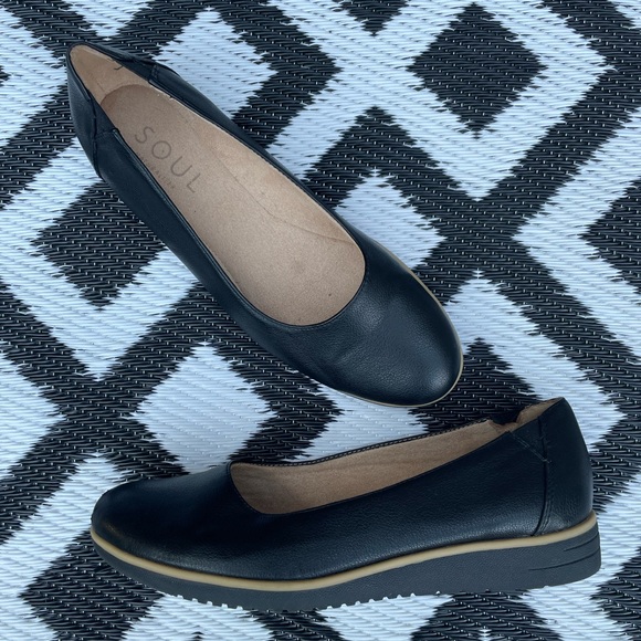 Narturalizer Soul Black Flats Loafer Sz 9.5 - Picture 1 of 10